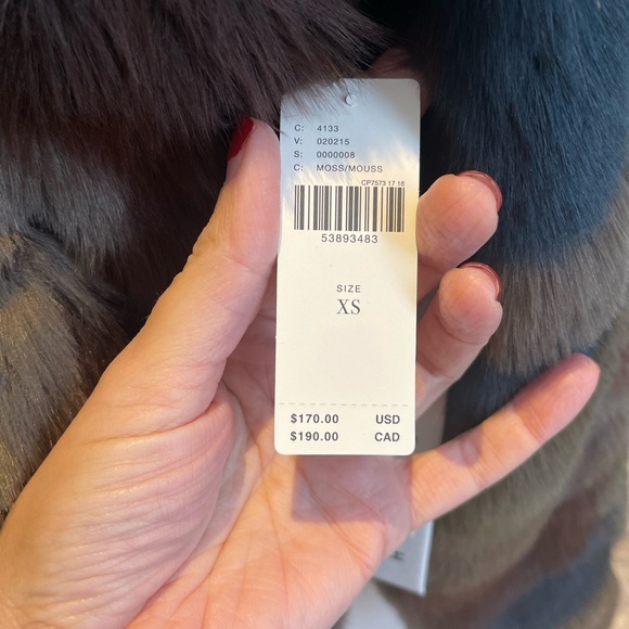 Anthropologie Marrakech camo faux fur bomber jacket - Picture 6 of 6